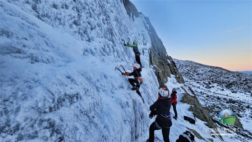 Escalada en Hielo Zabala Sierra de Guadarrama