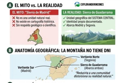¿Existe la Sierra de Madrid? No: por qué es un error muy extendido