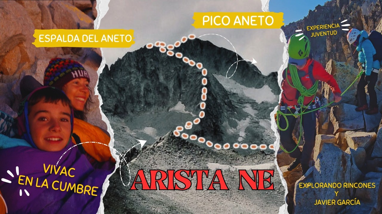 🏔️ Arista NE a la Espalda del Aneto y vivac en la cumbre 2 Arista NE a la Espalda del Aneto y vivac en la cumbre: la aventura familiar más alta del Pirineo